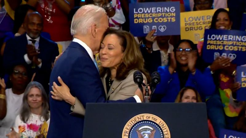 Biden and Harris Celebrate Drug Price Negotiations