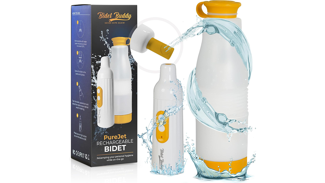 Bidet Buddy PureJet stock photo