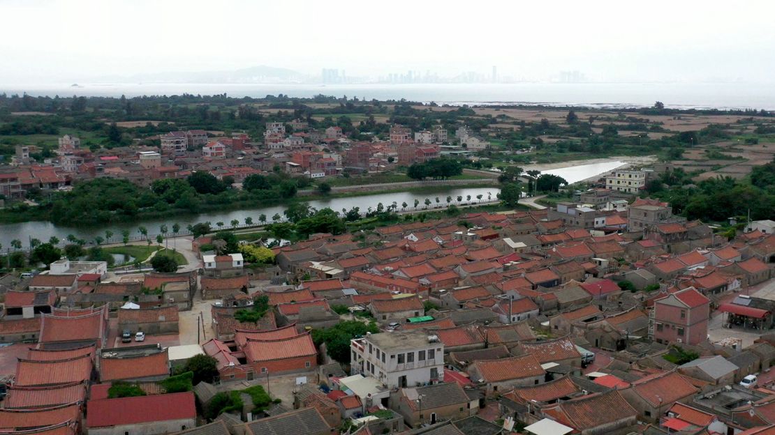 Kinmen's sleepy villages contrast with the skyscrapers of China's Xiamen city just across the water