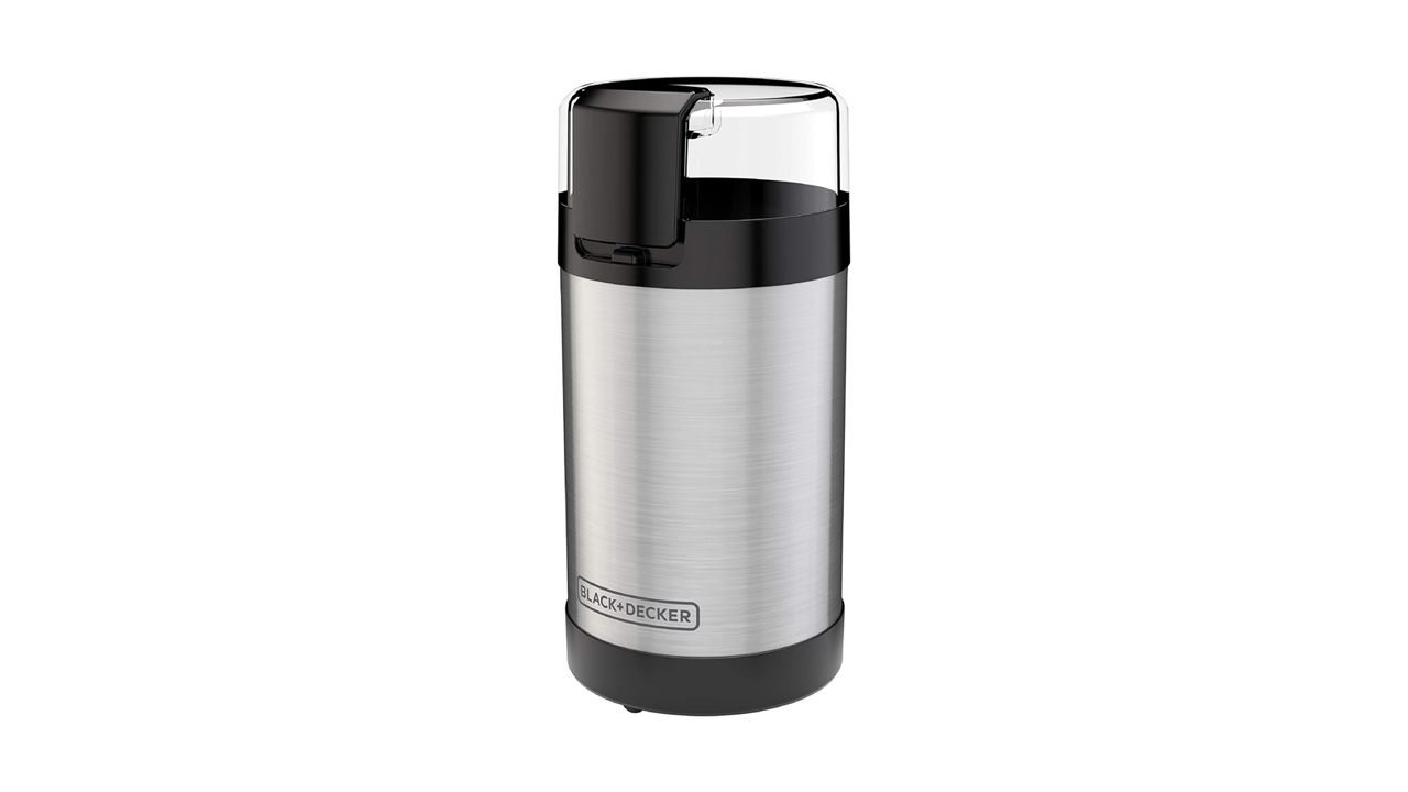 A photo of a Black+Decker One Touch Coffee Grinder