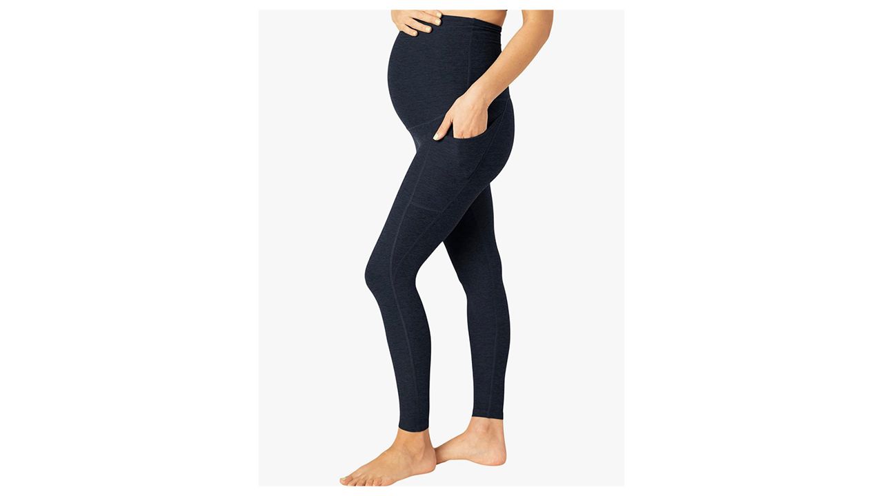 A photo of Beyond Yoga Maternity Spacedye leggings