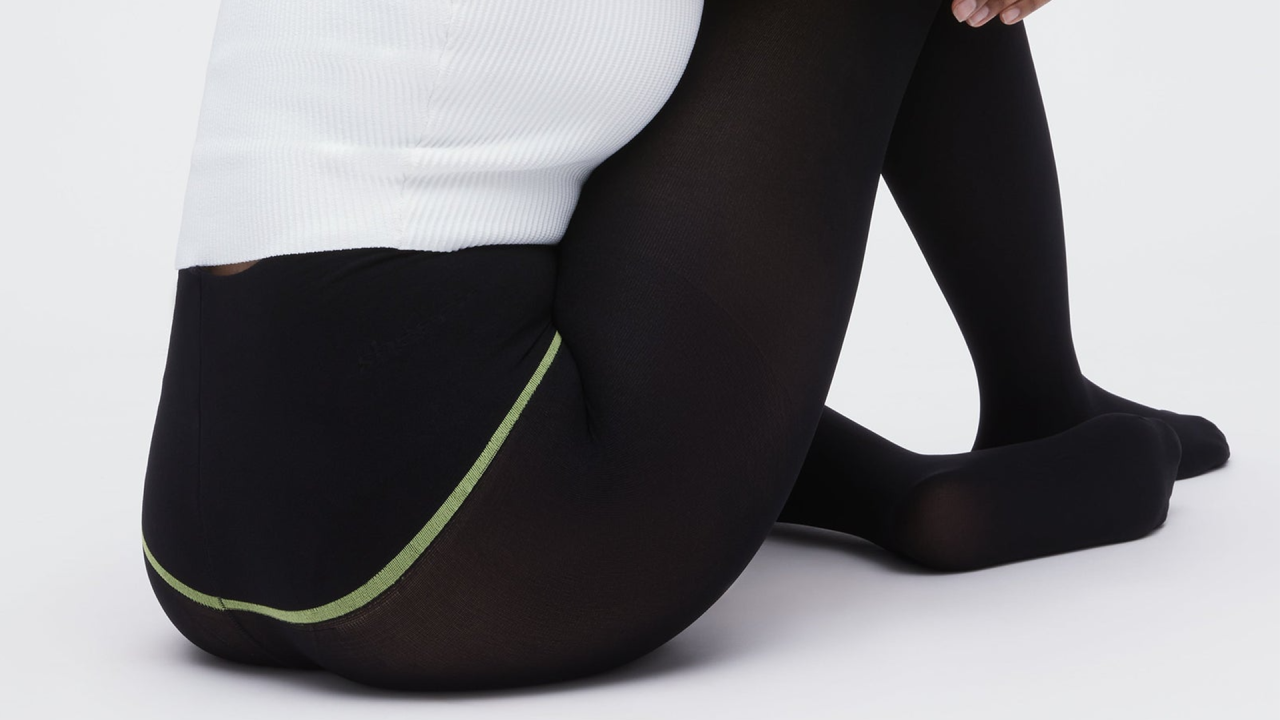 Black Semi Opaque Rip-Resist Tights .png