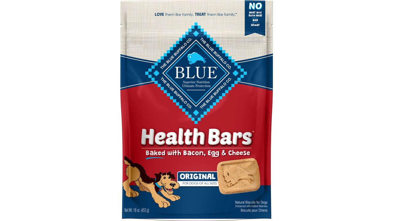 Blue Buffalo Health Bars Baked with Bacon, Egg & Cheese Dog Treats