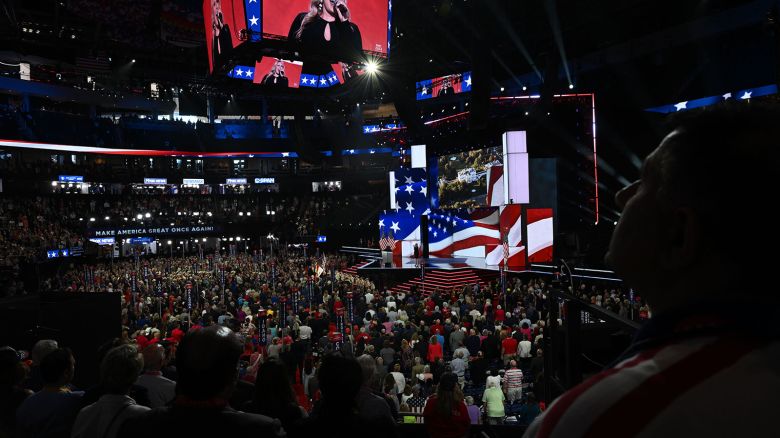 The Republican National Convention in Milwaukee, Wisconsin, gets underway on July 17 , 2024. (Rebecca Wright/CNN)