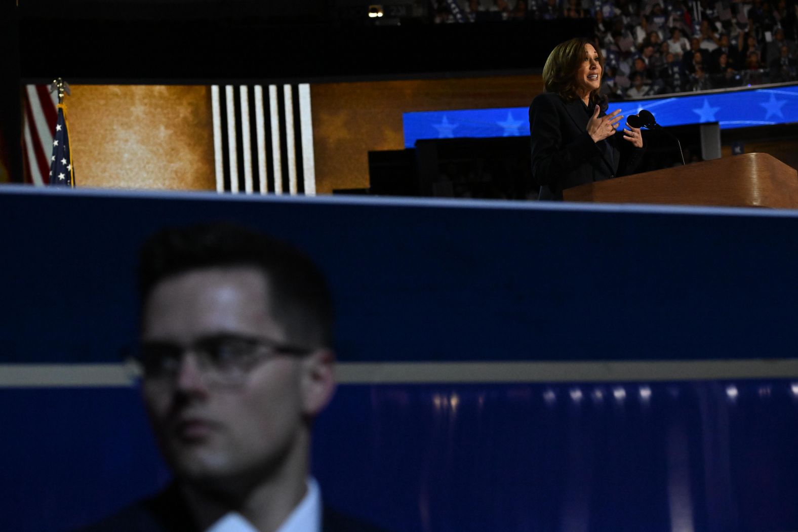 During her speech, <a href="https://www.cnn.com/politics/live-news/dnc-democratic-national-convention-08-22-24#h_34e507ee0252e749e4986507e7c9cca1">Harris shared what it was like being raised by her mother</a>: “She was tough, a trailblazer. … She taught us to never complain about injustice, but do something about it! Do something about it. That was our mother. And she also taught us to never do anything half-assed. And that is a direct quote.”