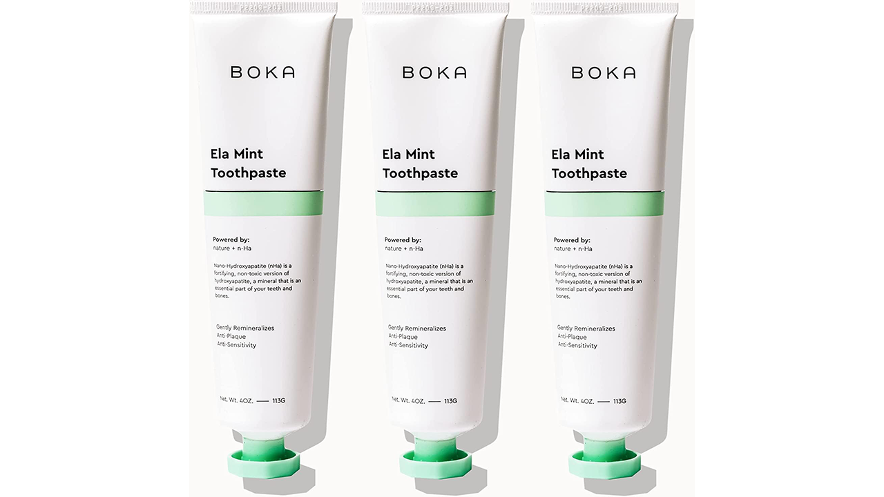 Boka – Fluoridfreie Zahnpasta, 3er-Pack – Foto