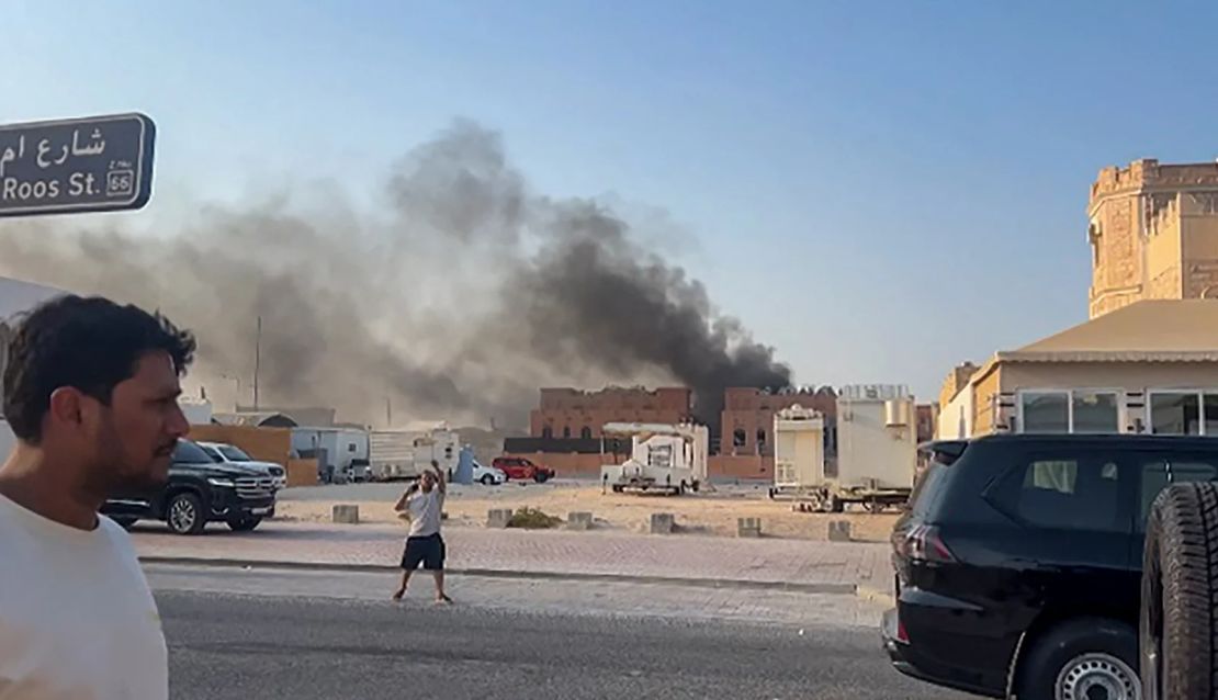El ejército israelí había llevado a cabo ataques aéreos sobre Doha en una operación dirigida contra altos dirigentes del grupo militante palestino Hamás, como se muestra en este video el 9 de septiembre.