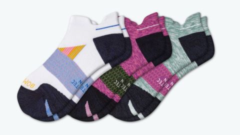 Bombas Women's 3 set of high performance ankle running socks