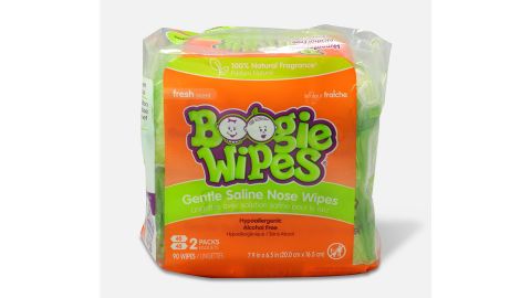 Boogie Wipes Natural Salt Water, 90-Count