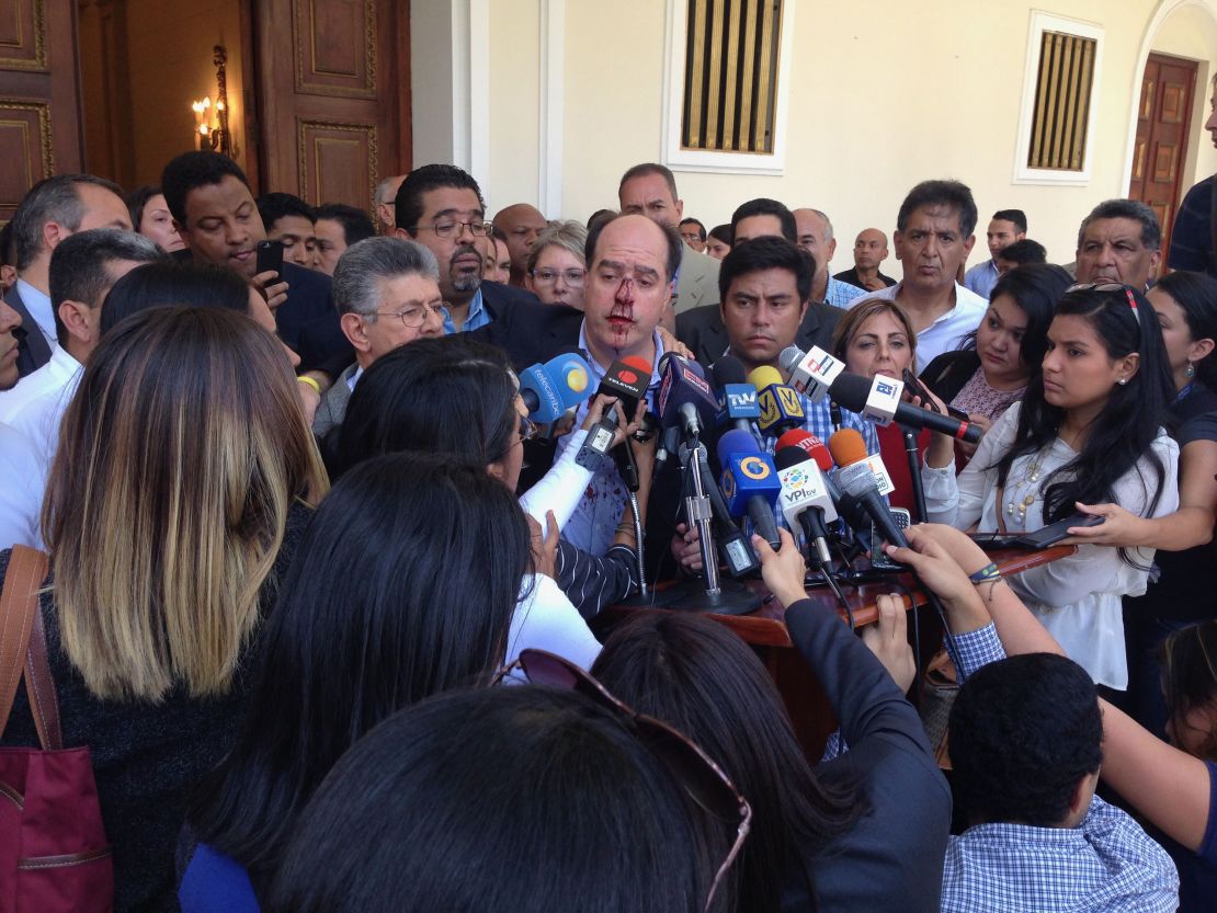 Julio Borges, in a photograph taken by CNN's Rafael Romo on June 9, 2016.