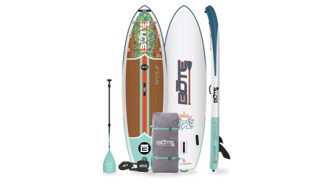 Bote Wulf Inflatable Stand Up Paddle Board With Paddle 10-Foot 4-Inch