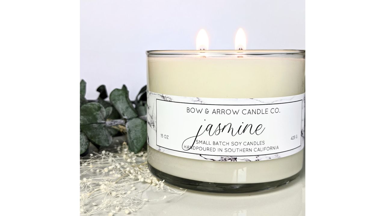bow and arrow candle