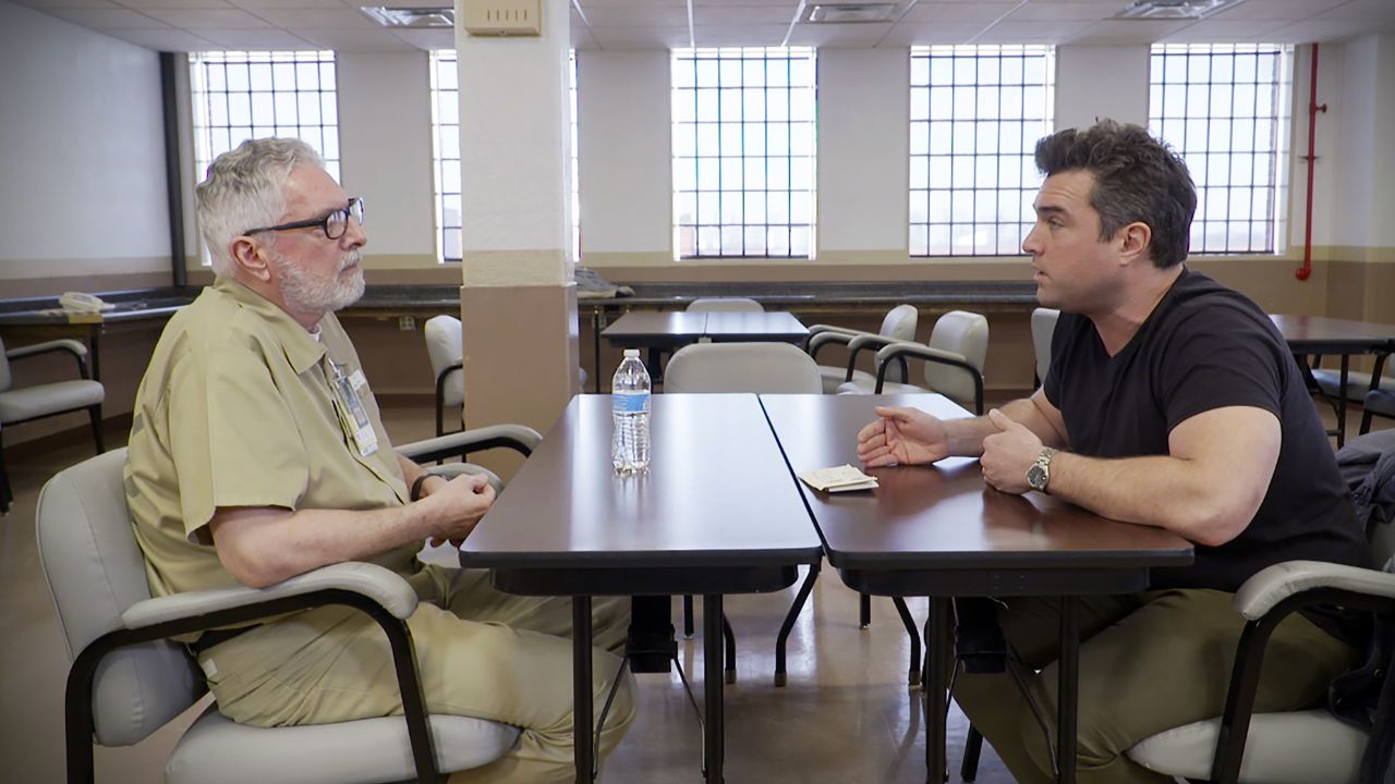John Francis Boyle Jr. and his son, Collier Landry, meet at the Marion Correctional Institution in Marion, Ohio.