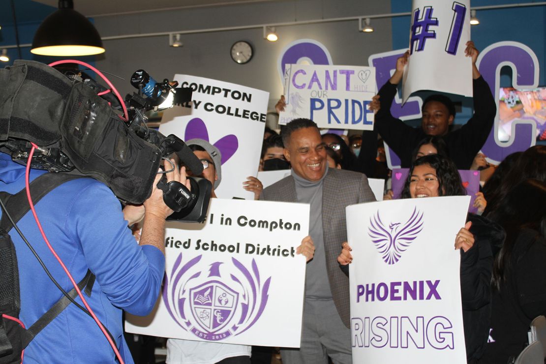 Darin Brawley, superintendent of Compton Unified, says his district has already seen a 4% annual decline in enrollment as people leave California.