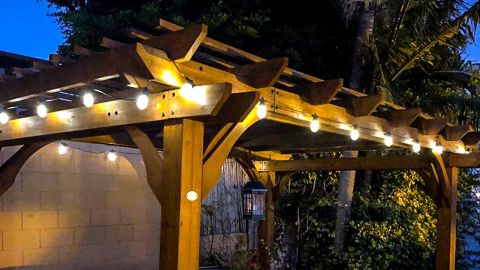 Brightech Ambience Pro Solar Powered Outdoor String Lights