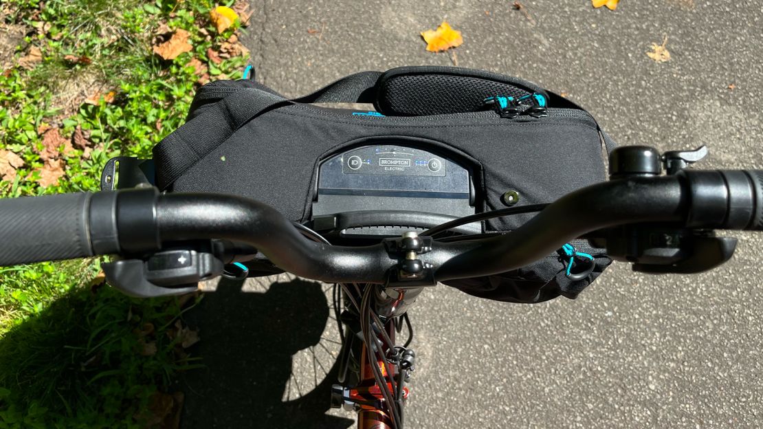 The Electric C-Line's only onboard controls are mounted on the battery itself, making the mode switch inaccessible from the riding position. If you want on-the-fly access to motor control, you'll have to use the smartphone app — we found ourselves wishing for a minimal handlebar-mounted control pod.