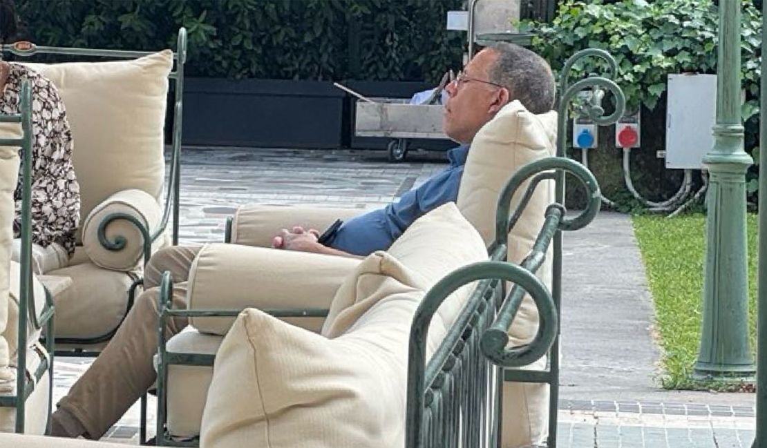 Maryland Attorney General Anthony Brown at a hotel in Rome during a recent trip hosted by the Attorney General Alliance.