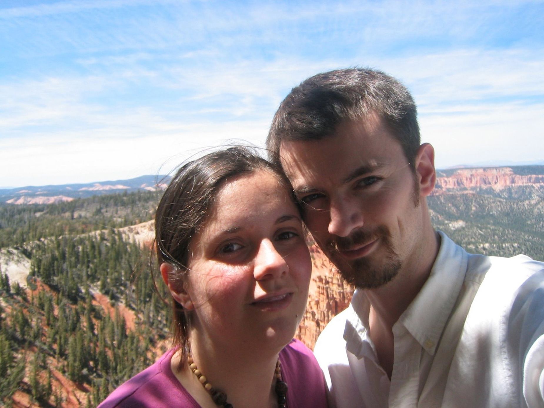After Dan visited Gabriella in Italy, Gabriella visited Dan in the US. Here they are at Bryce Canyon.