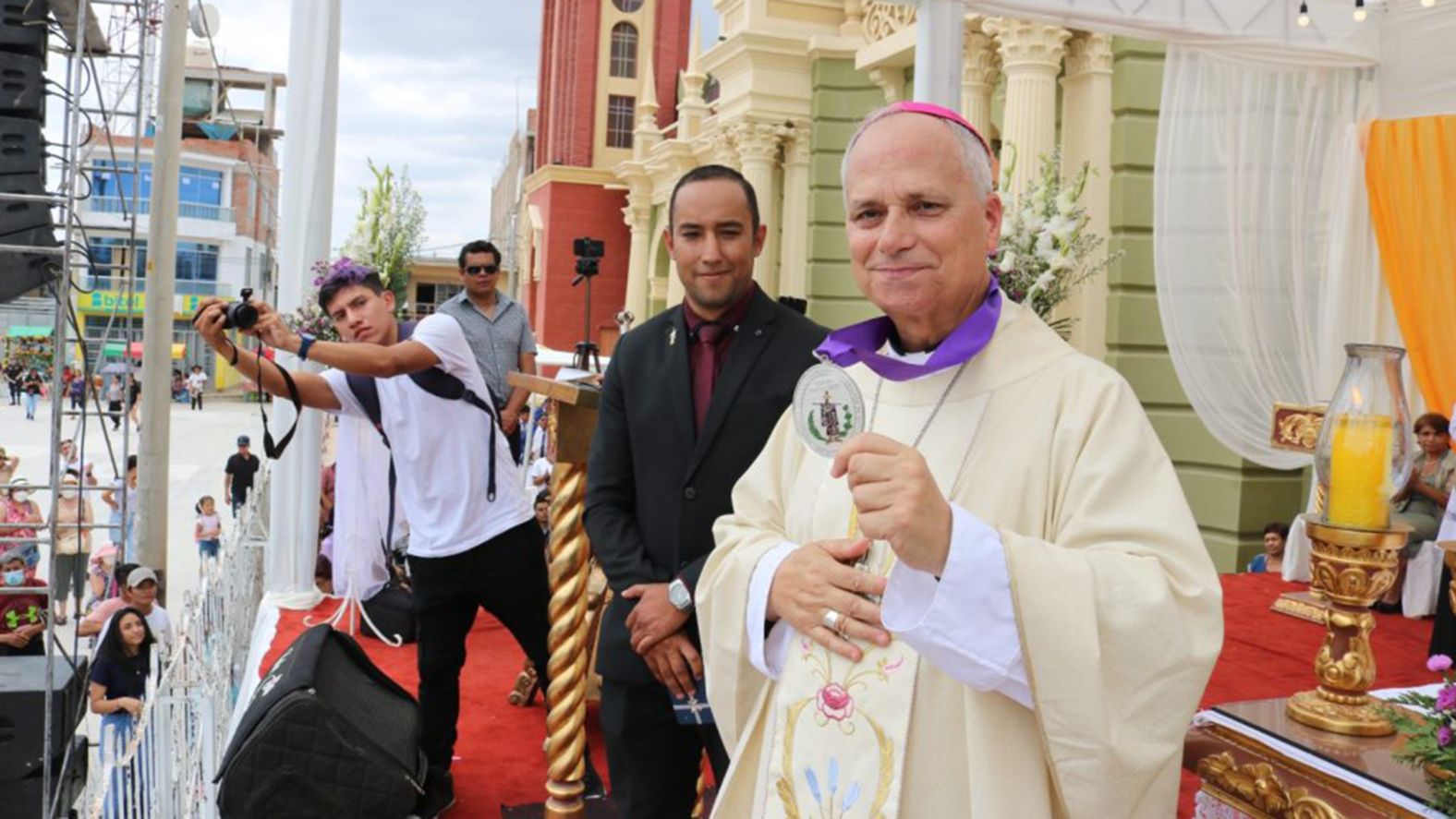 This undated photo shows Leo during his time as bishop of Chiclayo, Peru. During his tenure, he was elected second vice-president of the Peruvian Episcopal Conference and served as president of its Commission for Culture and Education.