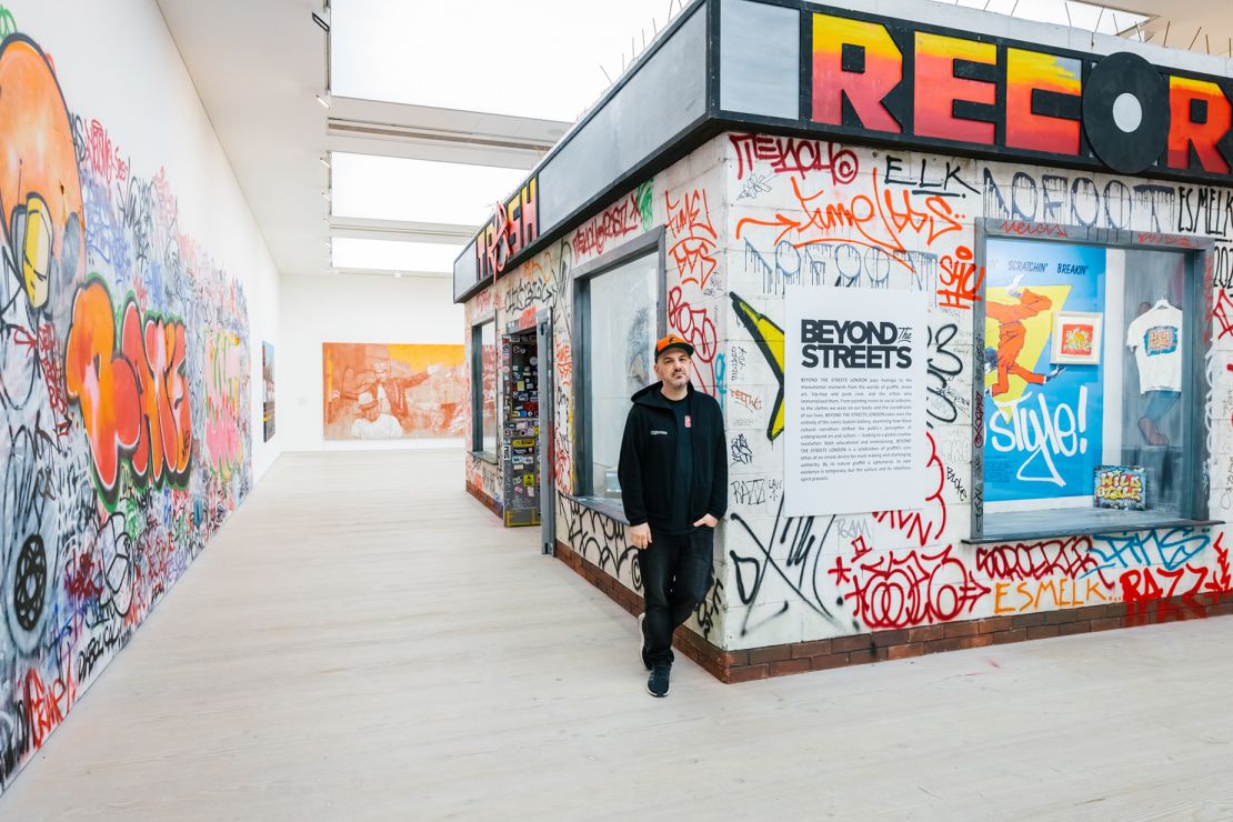 Beyond the Streets, an organization founded by Roger Gastman (pictured above), aims to uplift graffiti art as a cultural and educational medium. Its commitment extends to recognizing and supporting artists who transition from the streets to galleries, museums, installations and public art projects.