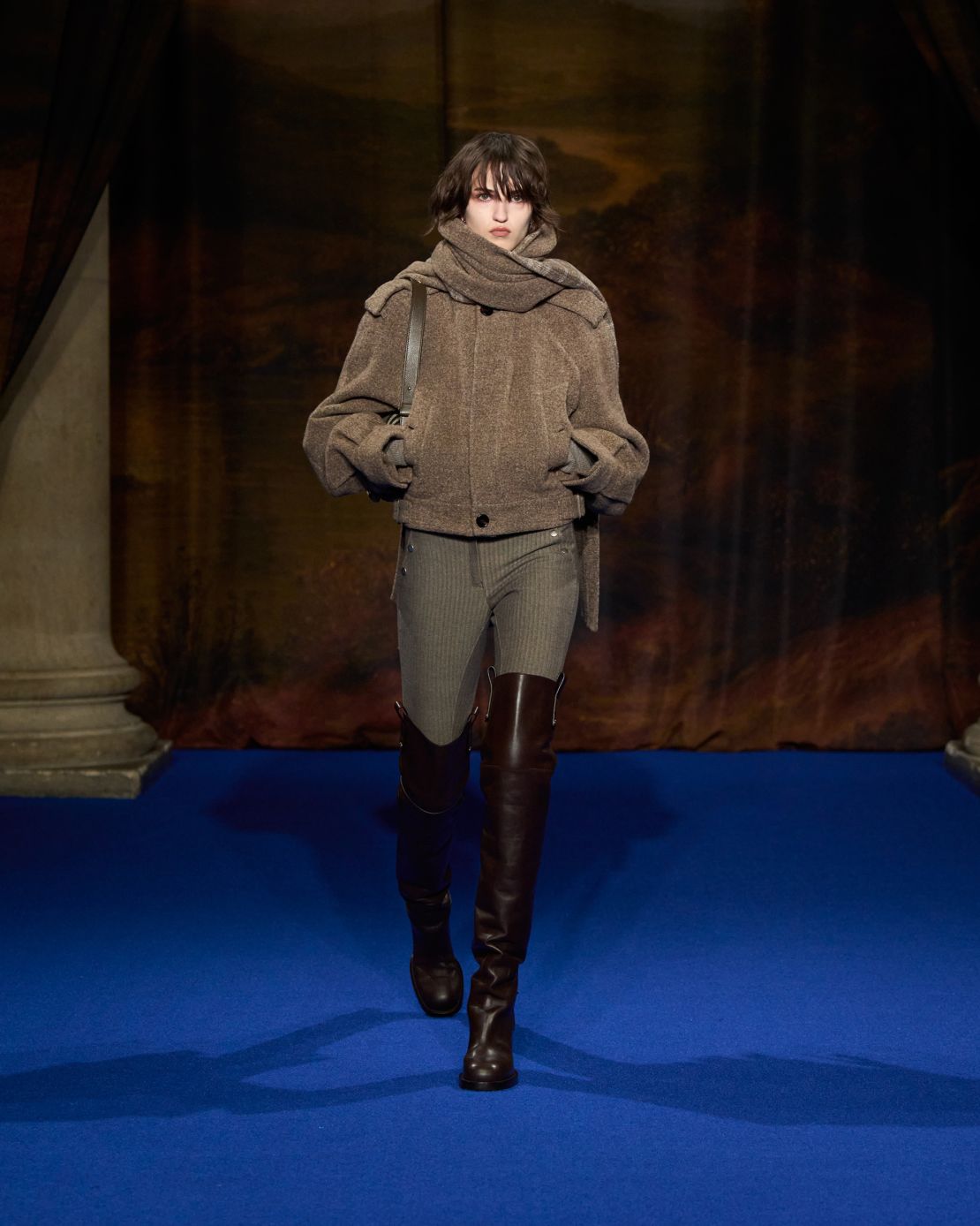 Burberry's Fall-Winter 2025 collection, designed by Daniel Lee, was inspired by grand stately homes and the British outdoors.