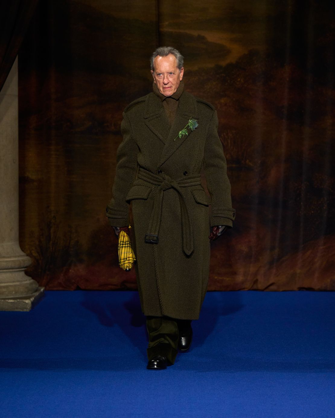 There were also surprise runway appearances from famous faces, including the English actor and presenter Richard E. Grant.