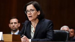 In this June 2022 photo, Ana Reyes testifies before the Senate Judiciary Committee on Capitol Hill in Washington, DC.