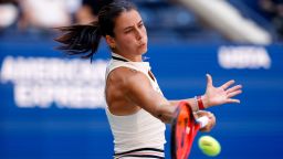 Tennis - U.S. Open - Flushing Meadows, New York, United States - September 3, 2024
Emma Navarro of the U.S. in action during her quarter final match against Spain's Paula Badosa REUTERS/Shannon Stapleton