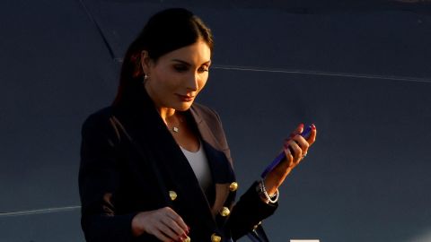 This September 2024 photo shows Laura Loomer in Philadelphia.