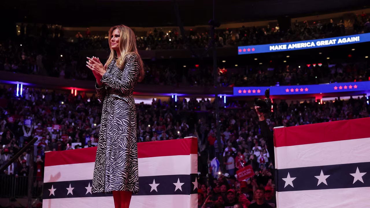 Melania Trump in New York on October 27.
