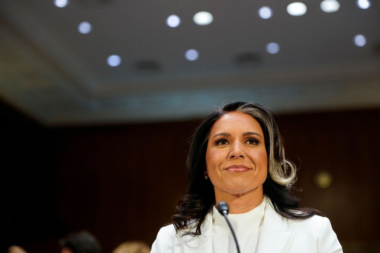 Tulsi Gabbard, US President Donald Trump's nominee to be director of national intelligence, attends to testify before a Senate Intelligence Committee confirmation hearing on Capitol Hill in Washington, DC, on January 30. 