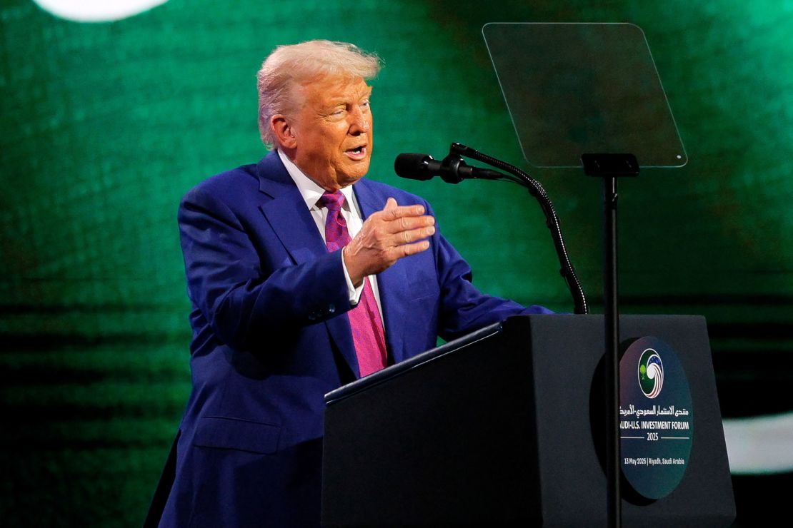 President Donald Trump will be attending the Saudi Arabian Investment Forum in Riyadh, Saudi Arabia on May 13th.