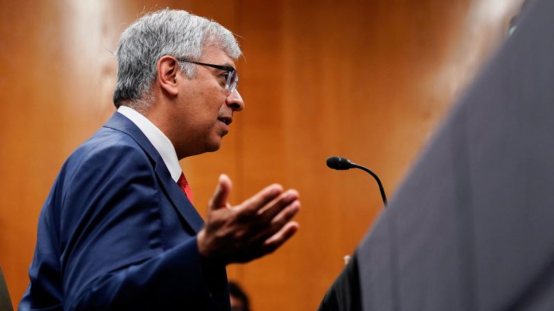 Senators grill NIH director on massive budget cuts