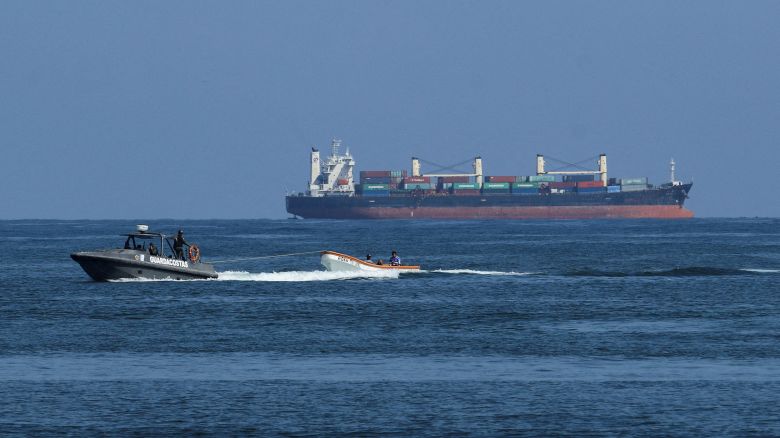 FILE PHOTO: A coast guard boat of the Venezuelan Navy operates off the Caribbean coast on the day Venezuela's President Nicolas Maduro says that his country would deploy military, police and civilian defenses at 284 "battlefront" locations across the country, amid heightened tensions with the U.S., in Puerto Cabello, Venezuela, September 11, 2025.