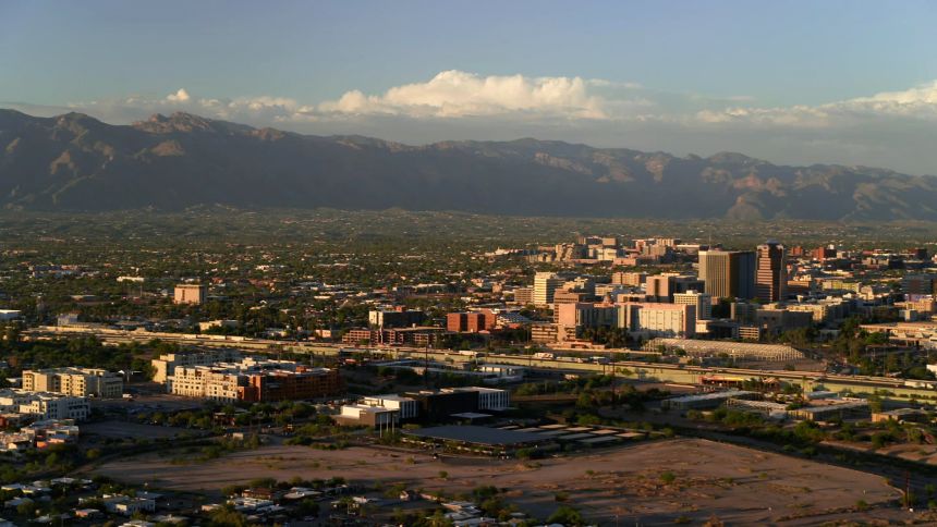 Downtown Tucson, Arizona.