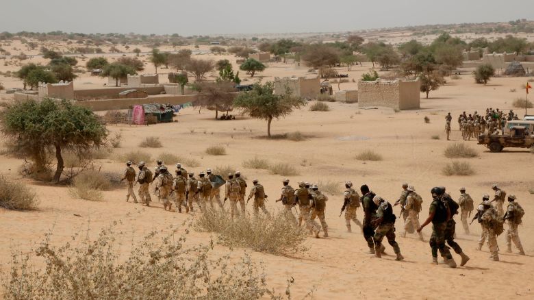 In this March 2015 photo, Chadian troops and Nigerian special forces participate in the Flintlock exercises with the US military and its Western partners in Mao, Chad.