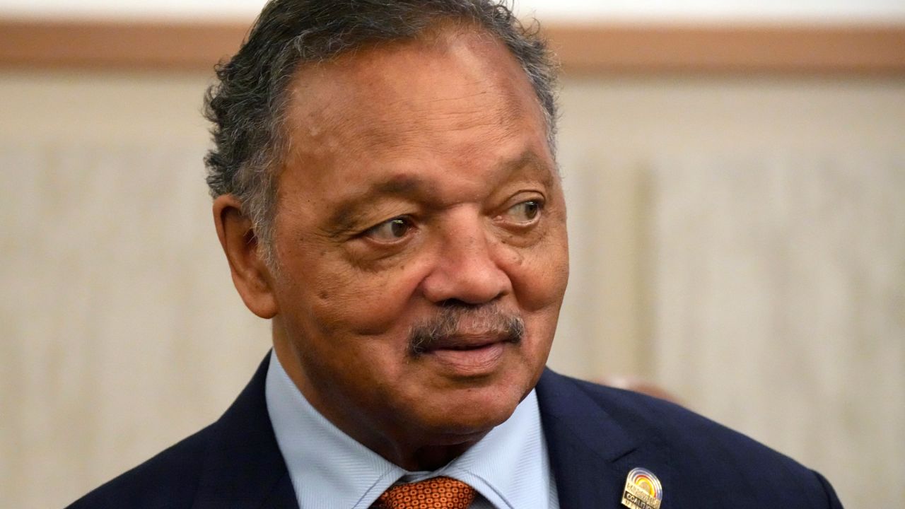 The Rev. Jesse Jackson speaks to attendees at the inaugural Sunday Dinner event, hosted by the South Carolina Democratic Party's Black Caucus, Sunday, March 27, 2022, in Columbia, S.C.