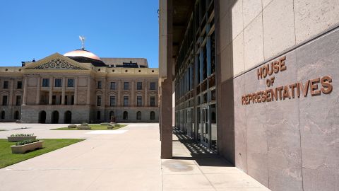 The Arizona House of Representatives building at the Arizona Capitol is shown Thursday, April 11, 2024, in Phoenix.