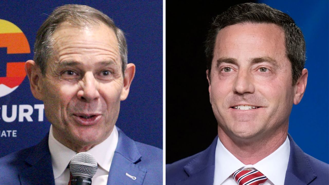 Rep. John Curtis and Trent Staggs.