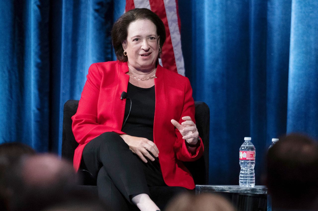 Supreme Court Justice Elena Kagan sits on a panel at the 2024 Ninth Circuit Judicial Conference in Sacramento, California, in July.