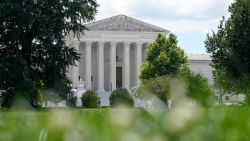 The US Supreme Court is viewed from the lawn of the US Capitol, June 20, in Washington, DC.