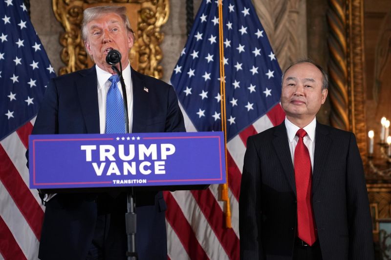 Trump And SoftBank CEO Announce The Company Will Invest $100 Billion In ...