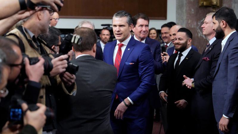 Live updates: Pete Hegseth confirmation hearing for secretary of defense