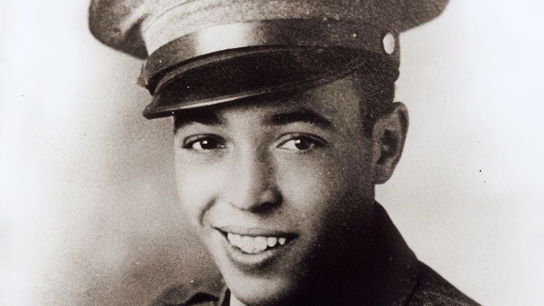 This image provided by the US Marine Corps shows World War II Medal of Honor recipient Pfc. Harold Gonsalves during World War II. 