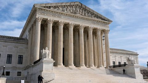 The Supreme Court is seen on Capitol Hill in Washington, DC, in December 2024.