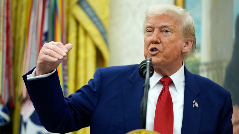 Trump was just asked about the ‘TACO trade’ for the first time. He called it the ‘nastiest question’