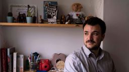 Pro-Palestinian activist Mahmoud Khalil poses for a portrait during an interview on July 3 in New York.
