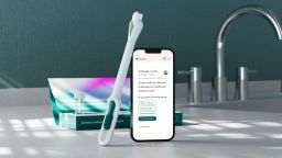 This photo provided by Teal Health shows the FDA's first at-home cervical cancer screening tool.