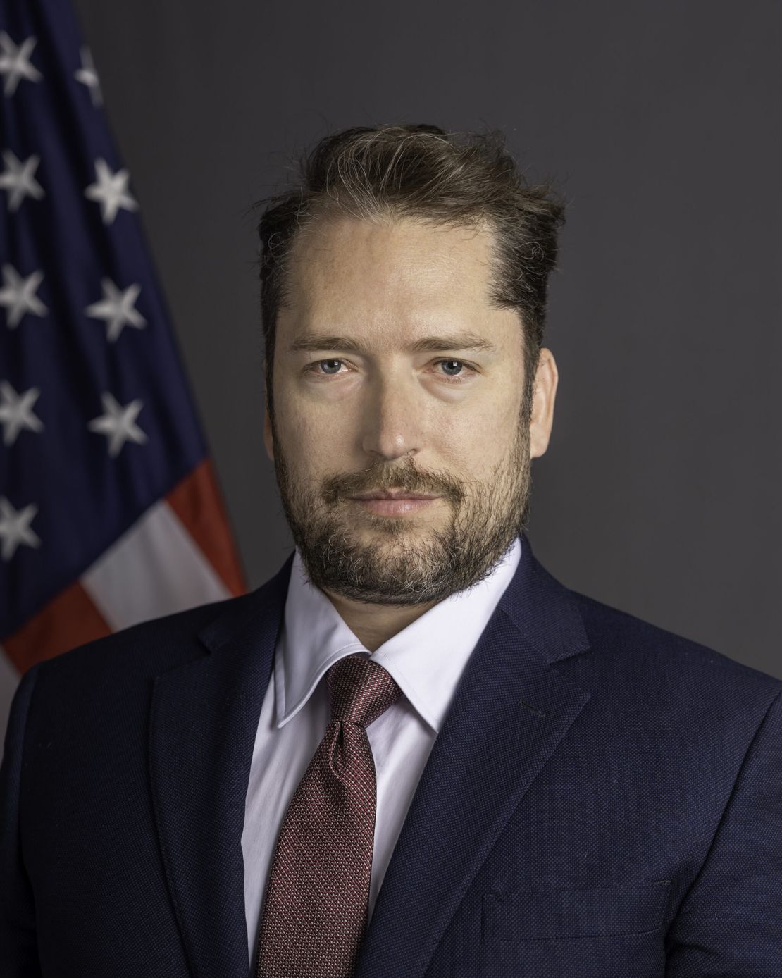 This undated photo from the US State Department shows Darren Beattie.