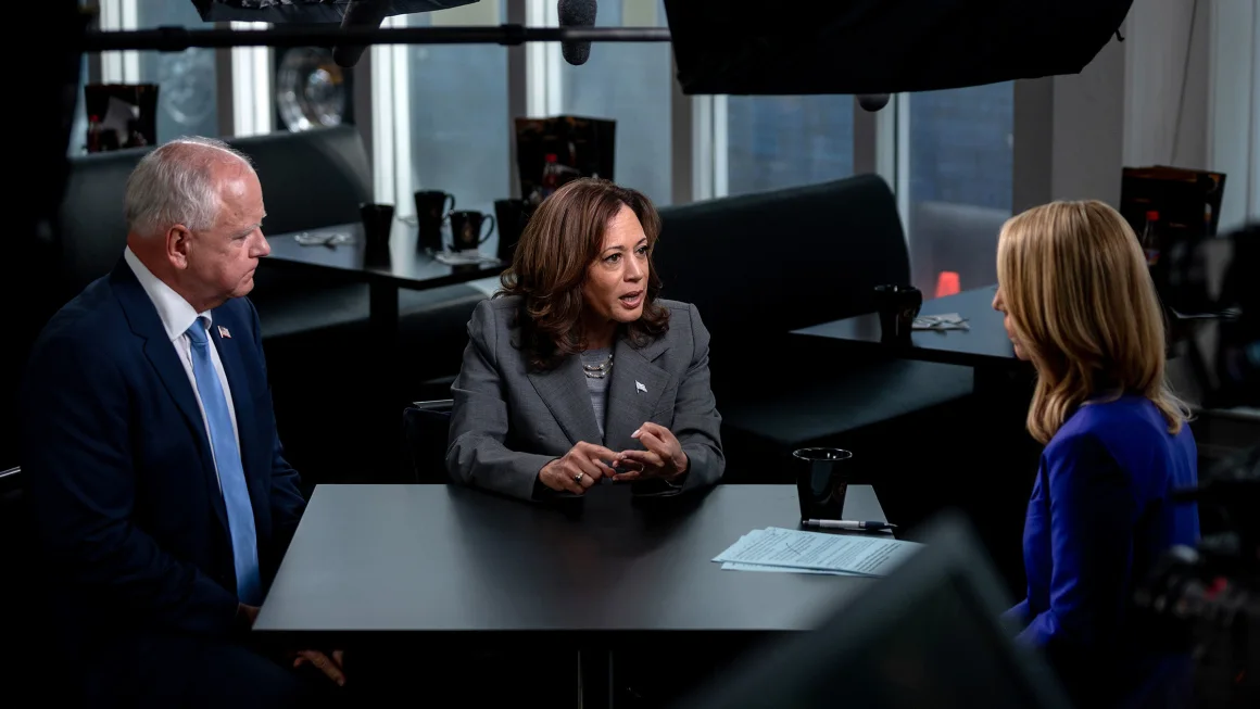 Vicepresidenta Kamala Harris y su compañero de fórmula, el gobernador de Minnesota Tim Walz, se sentaron en exclusiva con CNN el jueves para su primera entrevista desde que ascendió a la cima de la boleta demócrata.